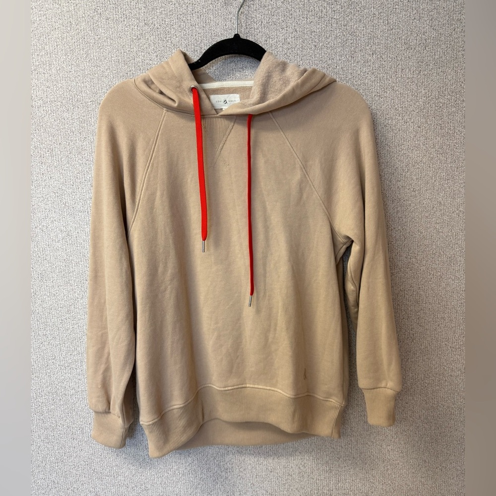 Lou & Grey Women Size XXS Beige Pullover Hoodie Super Soft‎